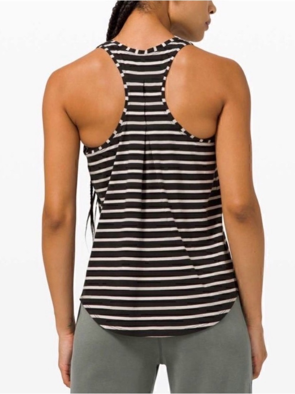 Lululemon Love Tank *Pleated
Yachtie Stripe Black Chrome